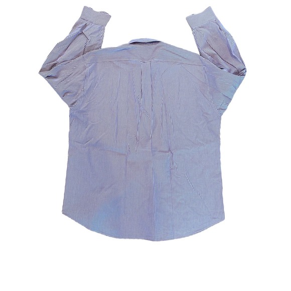 Mens Faconnable 100% Cottons‎ Red & White  Checkered Long Sleeve Shirt  XL - Picture 6 of 6